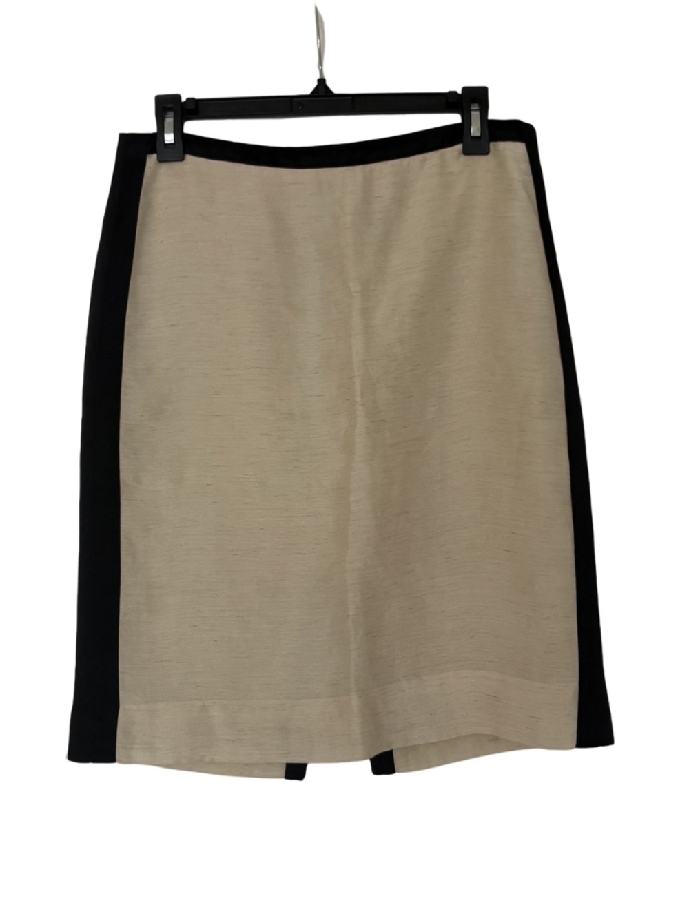 J. Crew Colorblock Cream and Black Skirt
